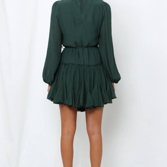 NWT, Once In A Blue Moon Dress Green, Size 6 (M) - Picture 5 of 11